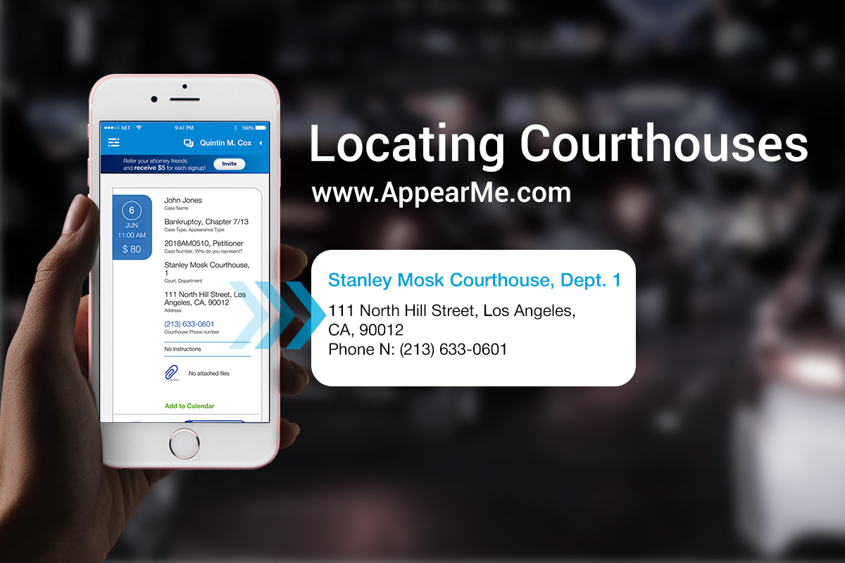 Locating Courthouses for Your Appearances