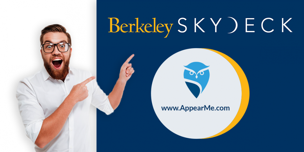 AppearMe Officially Joins the Berkeley SkyDeck Accelerator for Startups