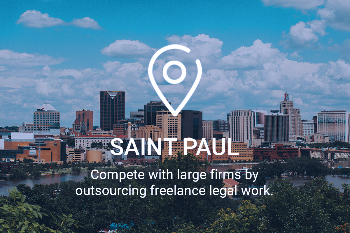 Compete with Large Firms by Outsourcing Freelance Legal Work in Saint Paul