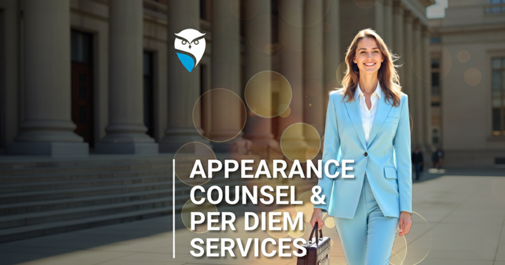 Appearance Counsel and Per Diem Services: Essential Legal Support When You Need It