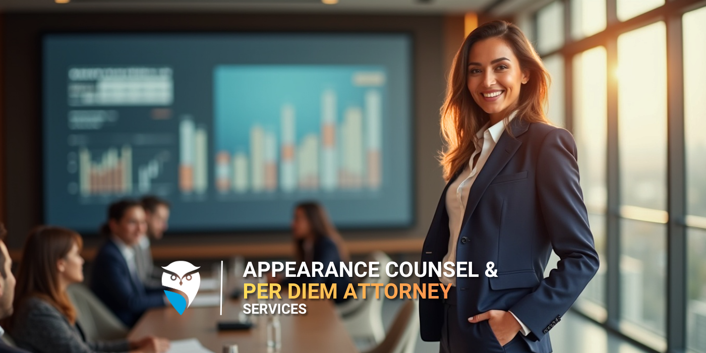 Appearance Counsel and Per Diem Attorney Services Appearance Counsel and Per Diem Attorney Services
