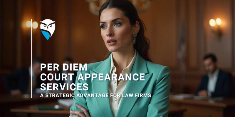 Per Diem Court Appearance Services: A Strategic Advantage for Law Firms