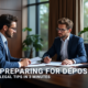 preparing for deposition